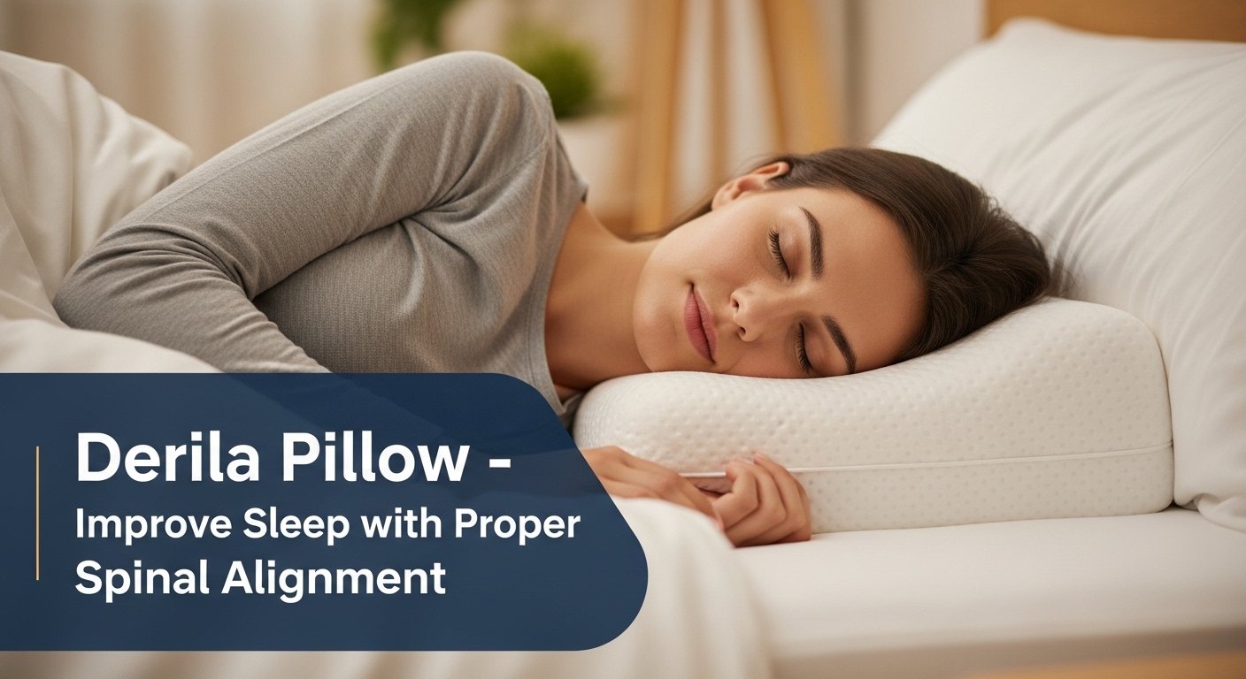 Derila Pillow – Improve Sleep with Proper Spinal Alignment