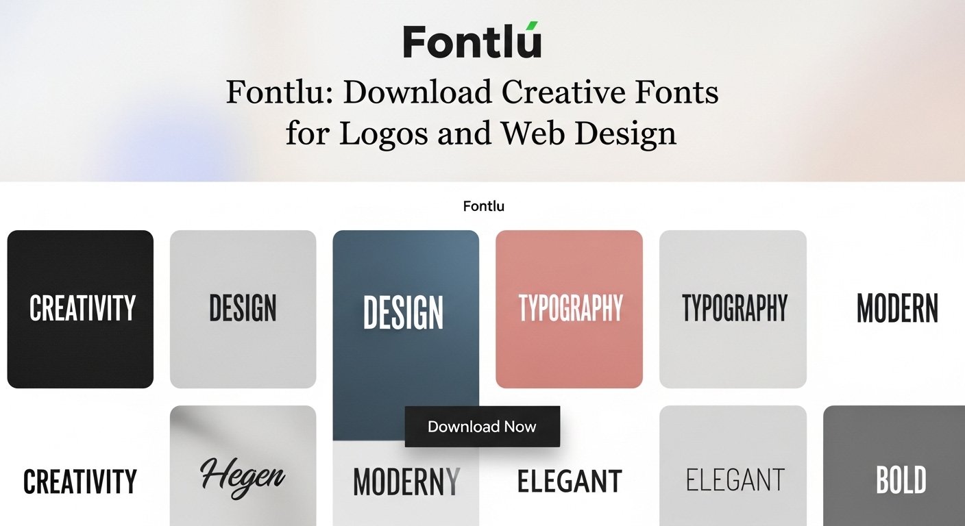 Fontlu: Download Creative Fonts for Logos and Web Design